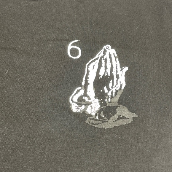 SLC Los Angeles Black Short Sleeve T-Shirt Women’s Large Praying Hands - Picture 4 of 9